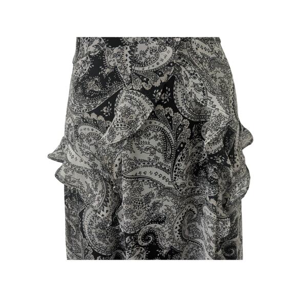 WHBM Sz 4 Floral Paisley, Ruffled, Tiered Dress EUC - Picture 3 of 6